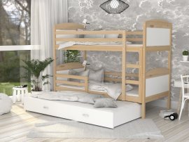 Etagenbett Mateusz 3 mit Zusatzbett – 80x160 cm