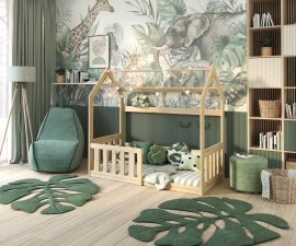 Kinder-Hausbett Goffy – 80 × 160 cm