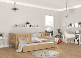 Bett Nemo P2 mit Zusatzbett – 80 × 160 cm