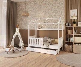 Kinder-Hausbett Pluto – 80 x 160 cm