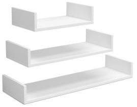 AJK Meble - 3-teiliges Wandregal-Set Tres