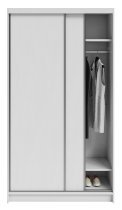 AJK Meble - Kleiderschrank mit Schiebetüren Denver – 120 cm