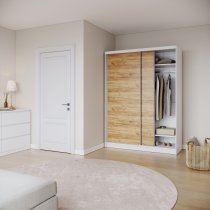AJK Meble - Kleiderschrank mit Schiebetüren Denver – 160 cm