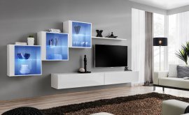 Multimedia TV-Regal Switch XX 310 cm LED - weiß