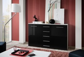 Weiß matt/Schwarz Hochglanz - 23 WSH FX