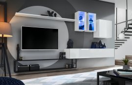 Multimedia TV-Regal Switch Met I - weiß