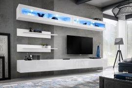 TV Regal FLY I 320 cm LED - weiß