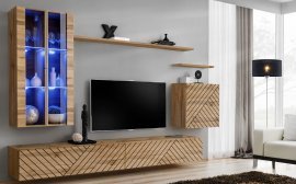 Regal für das Wohnzimmer Switch XII - Eiche Wotan