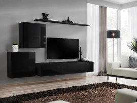 Regal für das Wohnzimmer Switch V 250 cm - schwarz