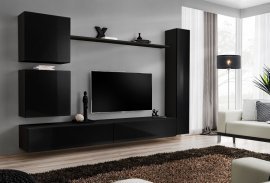 Regal für das Wohnzimmer Switch VIII 280 cm - schwarz