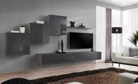 Regal für das Wohnzimmer Switch X 330 cm - Graphit