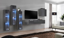 Regal für das Wohnzimmer Switch XIII 330 cm LED - Graphit