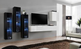 Regal für das Wohnzimmer Switch XIII 330 cm LED - schwarz/weiß