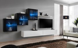 Regal für das Wohnzimmer Switch XX 310 cm LED - schwarz/weiß