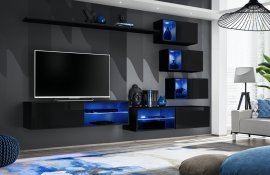 Regal für das Wohnzimmer Switch XXIV 260 cm LED - schwarz