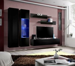 Regal für das Wohnzimmer FLY A5 - schwarz