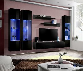 Regal für das Wohnzimmer FLY C3 - schwarz