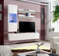 Regal für Wohnzimmer FLY H3 - weiß