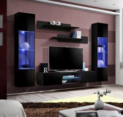 Regal für das Wohnzimmer FLY O3 - schwarz