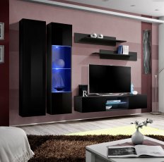 Regal für das Wohnzimmer FLY O5 - schwarz