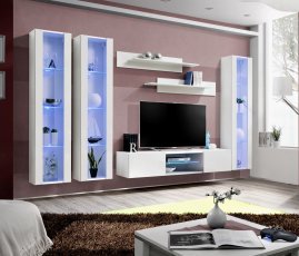 Regal für das Wohnzimmer FLY P2 - weiß