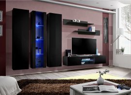 Regal für das Wohnzimmer FLY P4 - schwarz