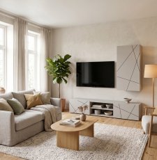 Wohnzimmer-TV-Regal Geo 1