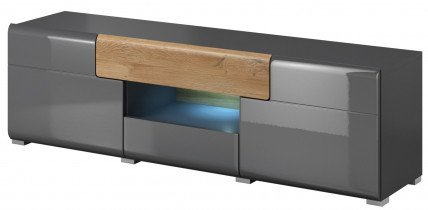 TV-Schrank Toledo 2 – Anthrazit/Eiche Grandson – 24JKDW41