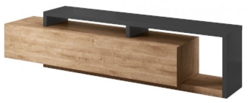 TV-Kommode Bota – Anthrazit/Eiche Ribbec – 24JRFG40