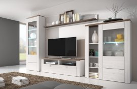 Wohnzimmer Larona – Sibiu Lärche/Sonoma Trüffel – 244BDZ10