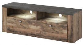 TV-Kommode Larona – Nuss Satin/Touchwood – 24Z6DZ41