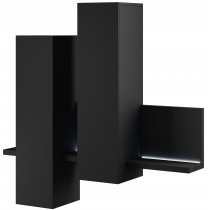 Hängeschrank Bota – Schwarz Supermatt – 24W0FG04