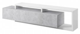 TV-Kommode Bota – Weiß/Beton Colorado – 2484FG40