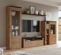 Wohnzimmer Larona – Eiche Lefkas/Touchwood – 24L6DZ10