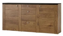 Kommode Larona groß – Eiche Lefkas/Touchwood – 24L6DZ25