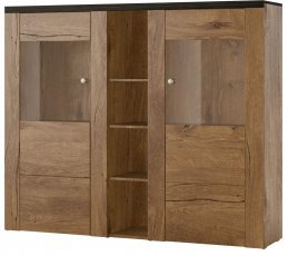 Vitrine Larona groß – Eiche Lefkas/Touchwood – 24L6DZ46