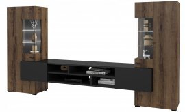 TV-Regal Coby – Klostereiche/Schwarz Onyx – 24WBMB10