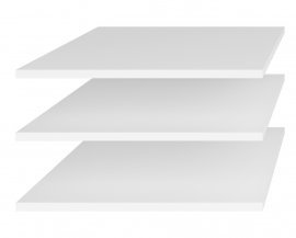 Einlegeböden für Kleiderschrank Optima 68 - 2497KL01