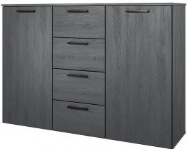 Kommode Galaxy – Eichenoptik Carbon – 24CBEA26