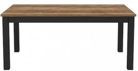 Esstisch Olin 180 cm – Appenzeller Fichte/Schwarz – 24ABJC94