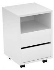 Mobile Garderobe Agapi – Weiß – 2497LZ00