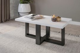 Couchtisch Eko – Schwarz Onyx/Weiß – 249WMJ99