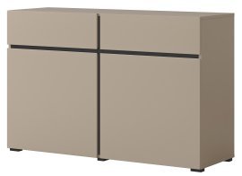 Kommode Cross – Kongo/Kongo-Schwarz – 24CWMY45