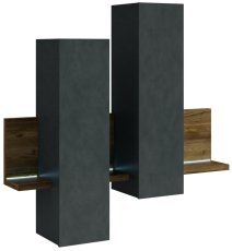 Hängeschrank Bota – Appenzeller Fichte/Matera – 24AHFG04