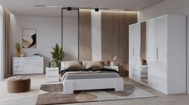 Schlafzimmer India S – Weiß