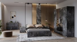 Schlafzimmer India S – Schiefer