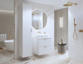 Badezimmerset Laura – Weiß