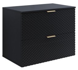 Waschtischunterschrank Laura 80 cm – Schwarz – 30W3NM48