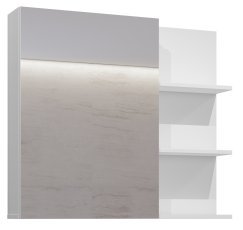 Wandschrank mit Spiegel Irvine – Weiß – 309WNP20