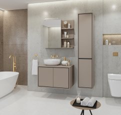 Badezimmerset Irvine – Kongo-Schwarz/Kongo